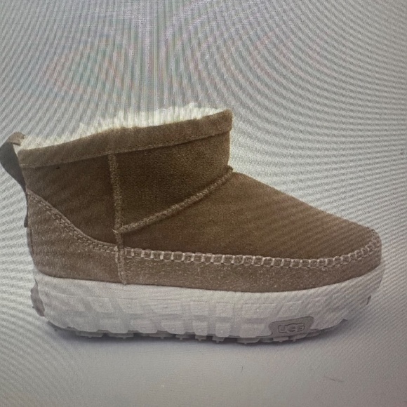 UGG Venture Daze Ultra Mini Chestnut Boots 1158200 Women's Size 8 Mens Size 7 - Picture 5 of 7